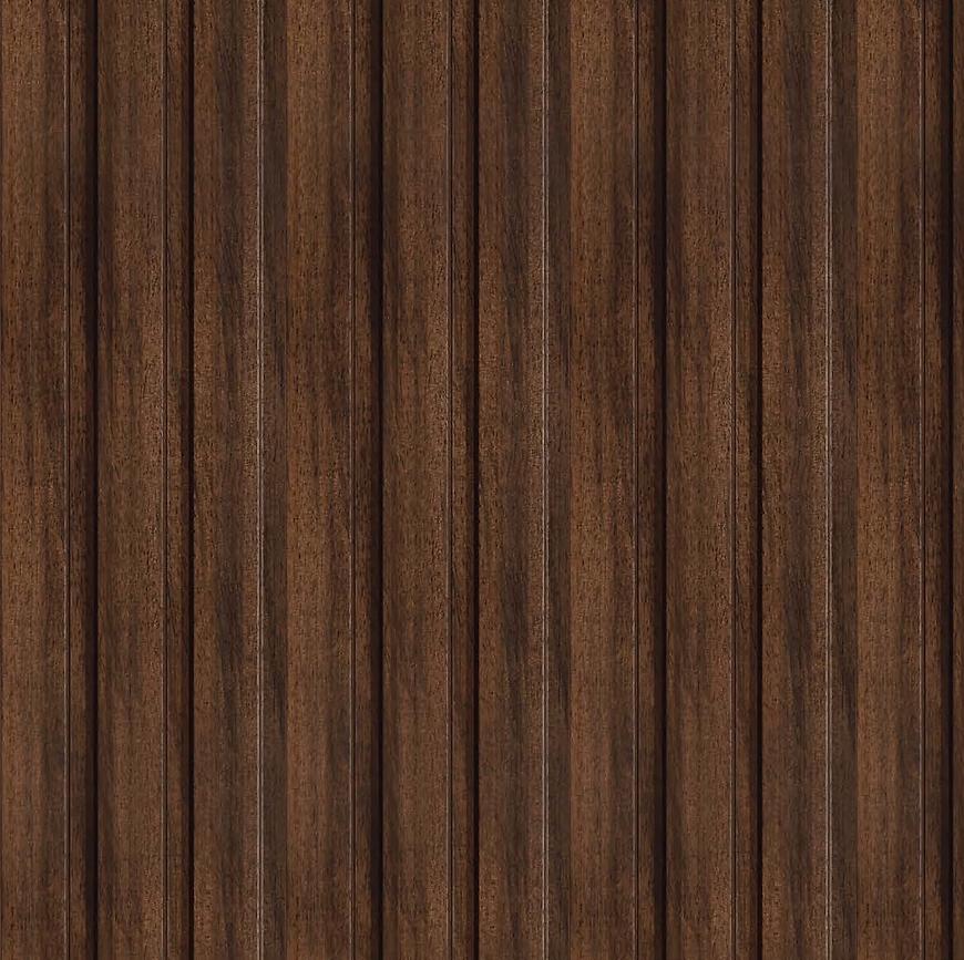 Lamelový panel VOX LINERIO M-LINE Chocolate 12x122x2650mm Profile Vox www.69x.sk