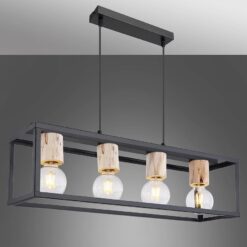 Lampa 15476-4H čierna-zlatá LS4 Merkury Market www.69x.sk