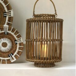Lampáš Koko Medium Rattan/Glass Merkury Market www.69x.sk
