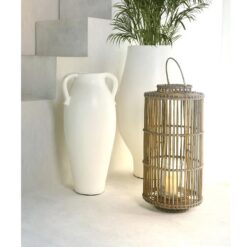 Lampáš Koko Round/Large Rattan/Glass Merkury Market www.69x.sk