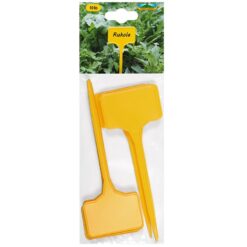 Menovka zapichovacia rovná žltá 5,5x3,5cm, výška 15cm; 10ks Merkury Market www.69x.sk