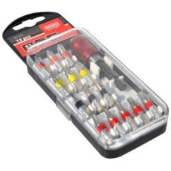 Modeco Súprava hrotov 15 ks 25 mm a 50 mm, z ocele S2 + adaptér Modeco www.69x.sk