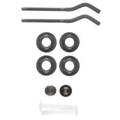 Montážna súprava pre radiátor G500F v antracitovej farbe KFA Armatura Krakow www.69x.sk