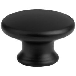 Nábytková kľučka Seol o 37 mm plast čierna matná Walteco www.69x.sk