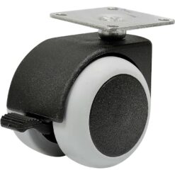 Nábytkové koliesko  50 mm/40 kg  s doštičkou, brzda Merkury Market www.69x.sk