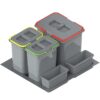 Nádoba na odpad Praktiko 60 trojdielna (1x15l + 2x7l) Merkury Market www.69x.sk