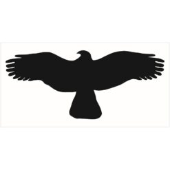 Nálepka – Silueta dravca č.1  200x80 mm Walteco www.69x.sk