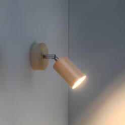 Nástenná lampa Rinne prírodné drevo Merkury Market www.69x.sk