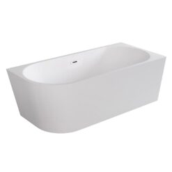 Nástenná rohová voľne stojaca vaňa Zoya 150/75 vpravo + klik-clack s čiernym prepadom Besco www.69x.sk