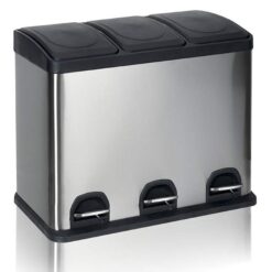 Nerezový kôš na triedenie Savery 60 l (3x20 l) 488609 Merkury Market www.69x.sk