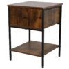 Nočný Stolík Loft 8624 E dark vintage wood Merkury Market www.69x.sk