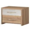 Nočný stolík Gala ns2/gl pacific walnut/beige Merkury Market www.69x.sk