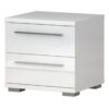 Nočný stolík PIANO NS2/PN-70/KA-70 crystal white Merkury Market www.69x.sk