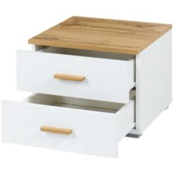 Nočný stolík wood 23 x 2 biela/wotan Merkury Market www.69x.sk