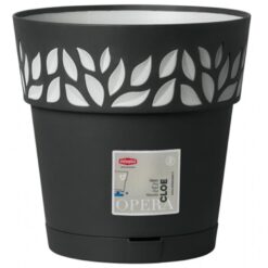 Obal Cloe plastový antracit 30X29cm Merkury Market www.69x.sk