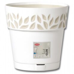 Obal Cloe plastový biely 15x15cm Merkury Market www.69x.sk