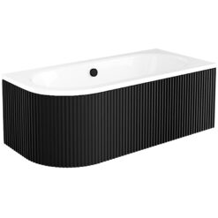 Obklad vane Avita Ryfle 150 L/P čierny mat Besco www.69x.sk