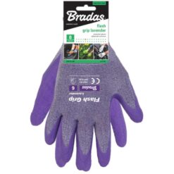 Ochranné rukavice FLASH GRIP LAVENDER LATEX,  veľ. 6 Merkury Market www.69x.sk