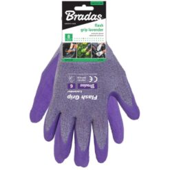 Ochranné rukavice FLASH GRIP LAVENDER  LATEX,  veľ. 8 Merkury Market www.69x.sk