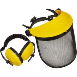 Ochranný sieťkový štít s ochranou na sluch  02-06008 Merkury Market www.69x.sk