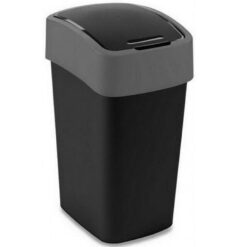 Odpadkový kôš 25l 229415 čierna/strieborná Merkury Market www.69x.sk