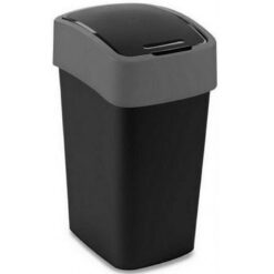 Odpadkový kôš 45 L  čierny/strieborný 229411 Merkury Market www.69x.sk