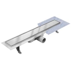 Odtokový žľab Reverzibilné Duplex Inox Dlaž / satén 700 Aqua Mercado www.69x.sk