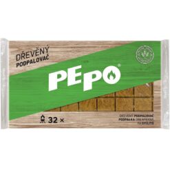 PE - PO drevený podpalovač 32 ks podpaleni  www.69x.sk