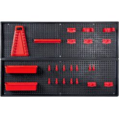 Perforovaný panel na náradie červený 800x250x500mm Merkury Market www.69x.sk
