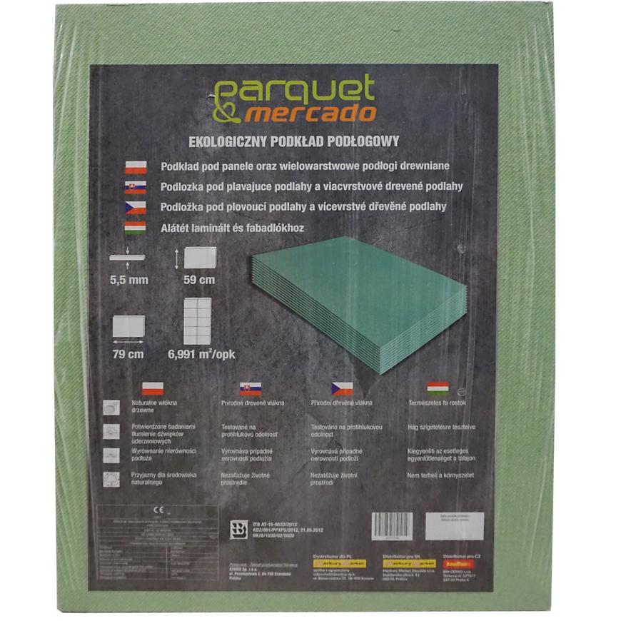 Podklad pod podlahu Basic Mercado Natural Mat 5,5mm PARQUET MERCADO www.69x.sk