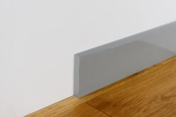 Podlahová lišta MDF FOGE LB1 100 šedá  lesk Foge www.69x.sk
