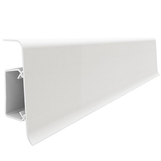 Podlahová lišta PVC Esquero Duo 650 biela PARQUET MERCADO www.69x.sk