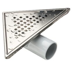 Podlahový odtok Axus 18x18 rohový otočný 360 FI50 Akces www.69x.sk