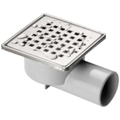 Podlahový odtok Axus mat 10x10 otočný 360 FI50 11315 Akces www.69x.sk