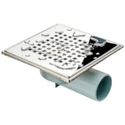 Podlahový odtok Axus mat 15x15 otočný 360 FI50 11312 Akces www.69x.sk