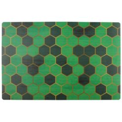Podložka Wabe 43,5x28,2 cm zelené hexagóny Merkury Market www.69x.sk