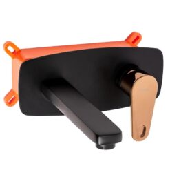 Podomietková umývadlová batéria Rea Mild čierna/ružové zlato + box REA www.69x.sk