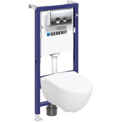 Podomietková zostava Light Oval Delta 25 chróm B/K WO Geberit www.69x.sk