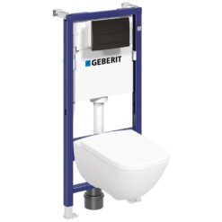 Podomietková zostava Light Squar Delta 50 čierna matný 118.353.14.1 Geberit www.69x.sk