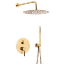 Podomietkový sprchový set s 3-funkčnou batériou Moza Gold KFA Armatura Krakow www.69x.sk