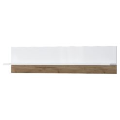Polička Stela VP1 lakované tobacco/crystal white Merkury Market www.69x.sk