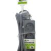 Predlžovací kábel Q-390f 3x z/u 2m grey  www.69x.sk