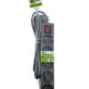 Predlžovací kábel s vypínačom Q-394f 5x z/u 2m sivý  www.69x.sk