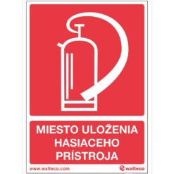 Prenosný hasiaci prístroj (vrátane textu) Walteco www.69x.sk