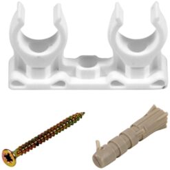 Príchytka dvojitá na rúry 16/18 mm (5 ks) Tycner www.69x.sk