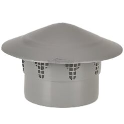 Prieduch - komínový difúzor fi 110, šedý Akces www.69x.sk