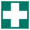 Prvá pomoc 105x105 mm samolepka PHT www.69x.sk