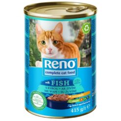 RENO Kúsky ryby pre mačky 415 g v omáčke RENO www.69x.sk