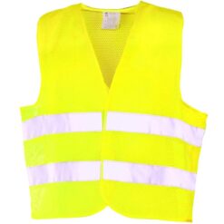 Reflexná sieťová vesta s dvoma reflexnými pásmi L žltá Artmas www.69x.sk