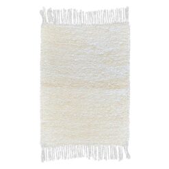 Ručne tkaný bavlnený koberec Milan B 0,4/0,75 biela Merkury Market www.69x.sk